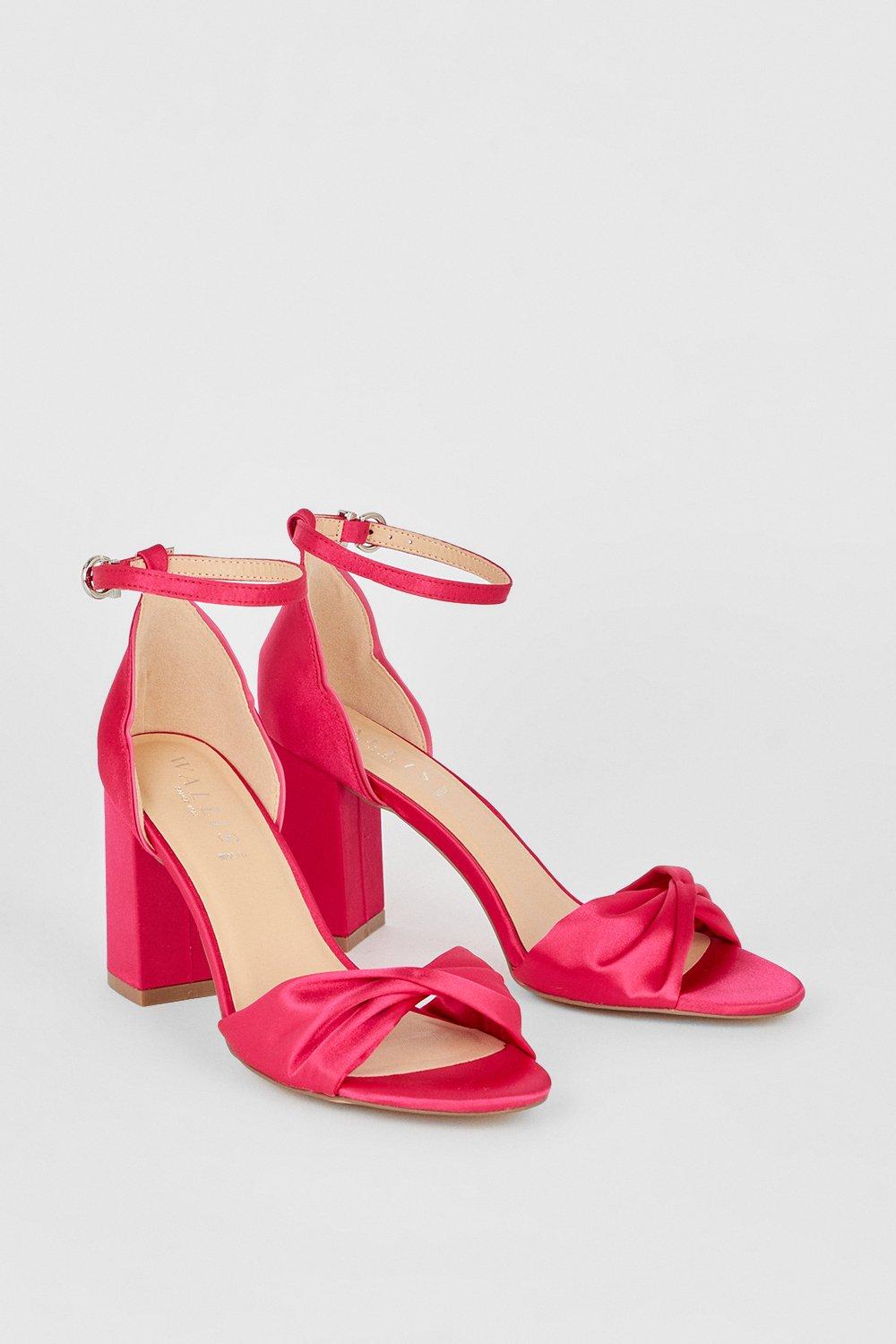 Dark pink hot sale sandals uk